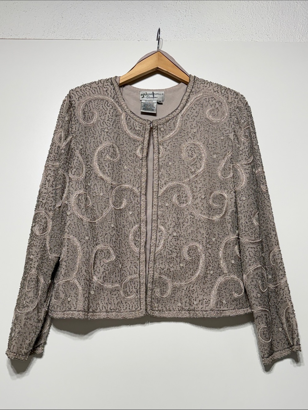Vintage Adrianna Papell Occasions Beaded Jacket